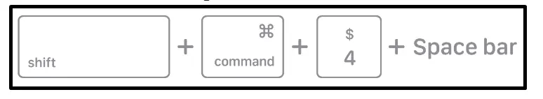 Capture a specific window on Mac keyboard shortcut